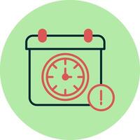 deadline vector pictogram