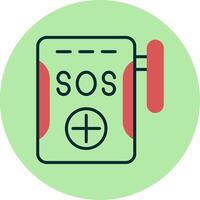 Sos vector icoon