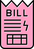 Bill vector icoon