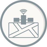 satelliet vector pictogram