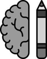 hersenen vector pictogram