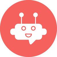 robot babbelen vector icoon