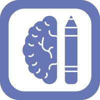 hersenen vector pictogram