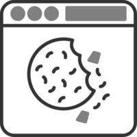 cookie vector icoon