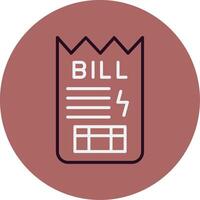 Bill vector icoon