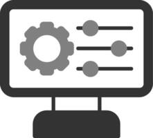 instellingen vector pictogram