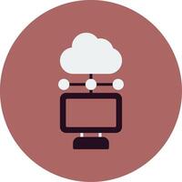 cloud computing vector icon