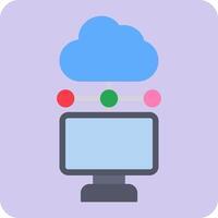 cloud computing vector icon