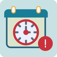 deadline vector pictogram