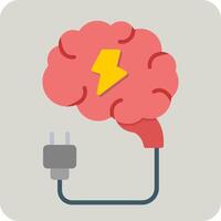 hersenen vector pictogram