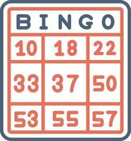 bingo vector icoon