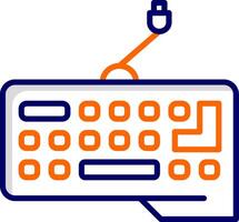 toetsenbord vector pictogram