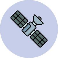 satelliet vector pictogram