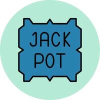 jackpot vector pictogram