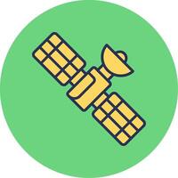 satelliet vector pictogram