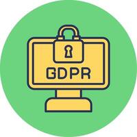 gdpr vector icoon