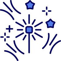 vuurwerk vector pictogram