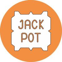 jackpot vector pictogram