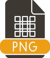PNG glyph twee kleur icoon vector