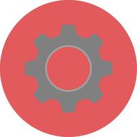 optimalisatie vlak cirkel icoon vector
