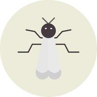 insect vlak cirkel icoon vector