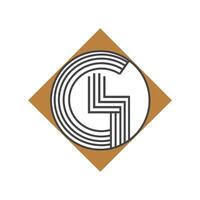 gl, lg, g en l abstract eerste monogram brief alfabet logo ontwerp vector