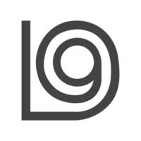 gl, lg, g en l abstract eerste monogram brief alfabet logo ontwerp vector