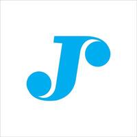 eerste brief jj logo of j logo vector ontwerp sjabloon