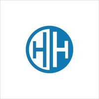 eerste brief hh logo of h logo vector ontwerp sjabloon