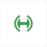 eerste brief hh logo of h logo vector ontwerp sjabloon