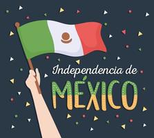 onafhankelijkheidsdag van mexico vector