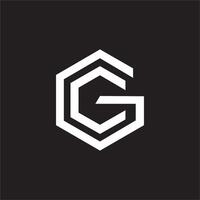 eerste brief gc of cg logo vector ontwerp