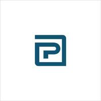 eerste brief fp logo of pf logo vector ontwerp Sjablonen