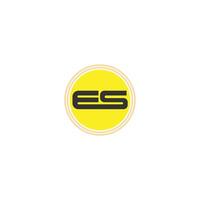 eerste brief es of se logo vector logo ontwerp