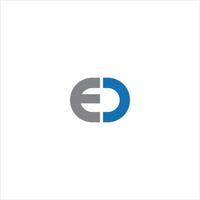 eerste brief eq of qe logo vector logo ontwerp