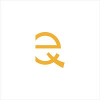 eerste brief eq of qe logo vector logo ontwerp