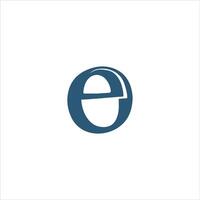 eerste brief eo of oe logo vector ontwerp sjabloon