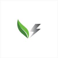 groene energie logo ontwerpsjabloon vector