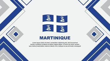 Martinique vlag abstract achtergrond ontwerp sjabloon. Martinique onafhankelijkheid dag banier behang vector illustratie. Martinique achtergrond