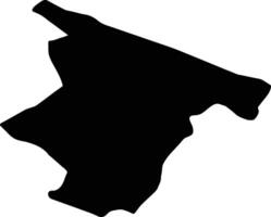 barletta andria traan Italië silhouet kaart vector