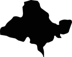 ocoteque Honduras silhouet kaart vector