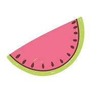 watermeloen vers fruit eten pictogram geïsoleerd ontwerp vector