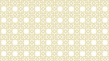 naadloos patroon gebaseerd Aan traditioneel Islamitisch kunst. goud kleur lijn. Super goed ontwerp voor kleding stof, textiel, omslag, omhulsel papier, achtergrond. prima lijnen. vector