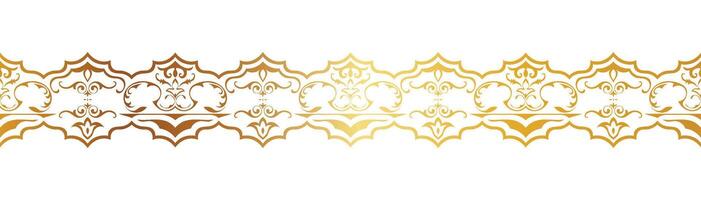 lijnen van gouden wijnoogst voor maken decoratief kaders in een wijnoogst stijl. vector