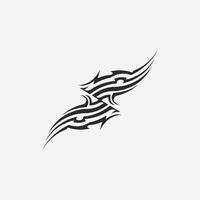 zwart tribal vector logo ontwerp icoon en teken tribal