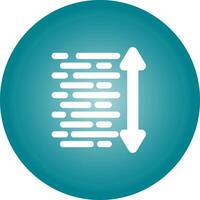 lijn spatiëring vector icoon