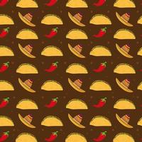 taco's Mexicaans eten vector