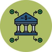 bank vector pictogram