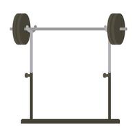 sportschool barbell vertegenwoordiging vector