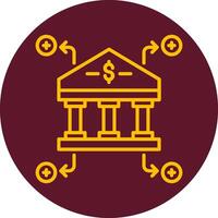 bank vector pictogram